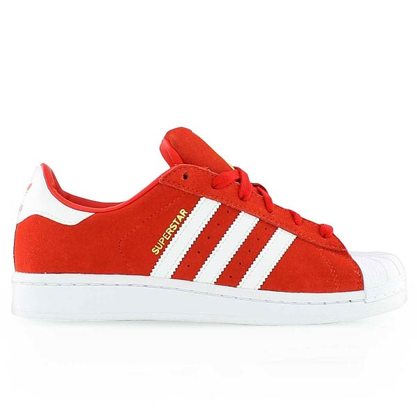 adidas superstar rouge et blanche